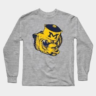 Old And Classic Wolf From Michigan Long Sleeve T-Shirt